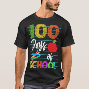 Fijne 100e dag van de Kindergarten School Leerscho T-shirt