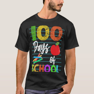 Fijne 100e dag van de Kindergarten School Leerscho T-shirt
