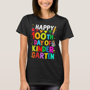 Fijne 100e dag van de leerkracht Kindergarten 100 T-shirt