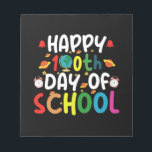 Fijne 100e dag van de leerling van de school notitieblok<br><div class="desc">100e dag van de School 100 dagen van T-Shirt leerling van de school</div>