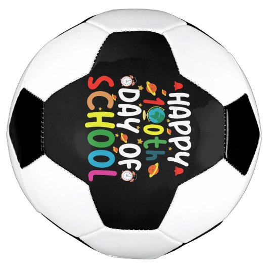 Fijne 100e dag van de leerling van de school voetbal (Gedraaid)