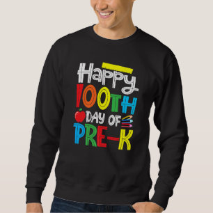 Fijne 100e dag van de prek leraar of leerling-kind trui
