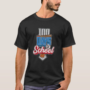 Fijne 100e dag van de School _ Baseball Sporthands T-shirt