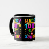 Fijne 100e dag van de School voor docenten en stud Mok (Voorkant links)