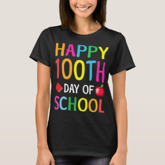 Fijne 100e dag van de School voor Onderwijs en Kin T-shirt