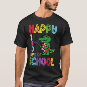 Fijne 100e dag van de schoolcodenummer G T-shirt