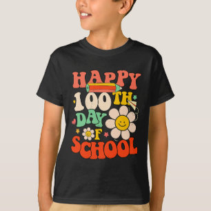 Fijne 100e dag van de schoolleraar Kinderen 100 da T-shirt