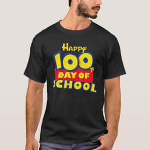 Fijne 100e dag van de Speelgoed van de school voor T-shirt