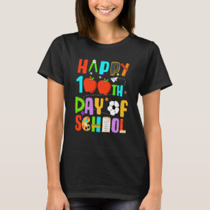Fijne 100e dag van de voorschoolse voorschoolse le t-shirt