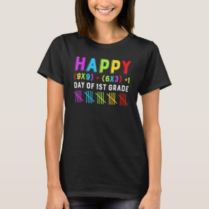 Fijne 100e dag van de Wiskunde van de eerste graad T-shirt
