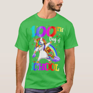 Fijne 100e dag van schoolplein-dobbending Uni T-shirt