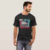 Fijne 100e schooldag van het 2de-klassegame t-shirt (Voorkant volledig)