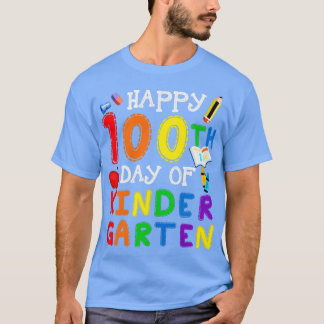 Fijne 100ste dag kindertuin t-shirt