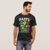 Fijne 100ste dag van de Kindergarten Leraar Kinder T-shirt (Voorkant volledig)