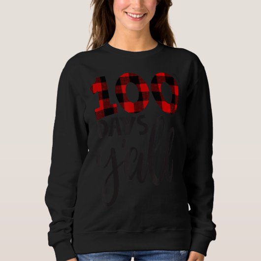 Fijne 100ste dag van de school, 100 dagen van jull trui (Voorkant)