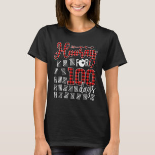 Fijne 100ste dag van de schoolleraar Hoera voor 10 T-shirt
