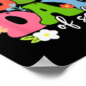 Fijne 100ste dag van de schoolleraar Kinder Retro Poster (Hoek)