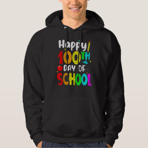 Fijne 100ste dag van de schoolleraar Kinderen Happ Hoodie