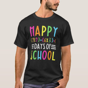 Fijne 100ste dag van de Wiskunde op school T-shirt