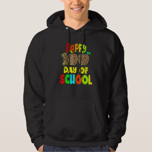 Fijne 100ste dag van schoolleraren Leerling Happy Hoodie