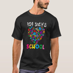 Fijne 101 dagen schoolstudent of leerkracht t-shirt