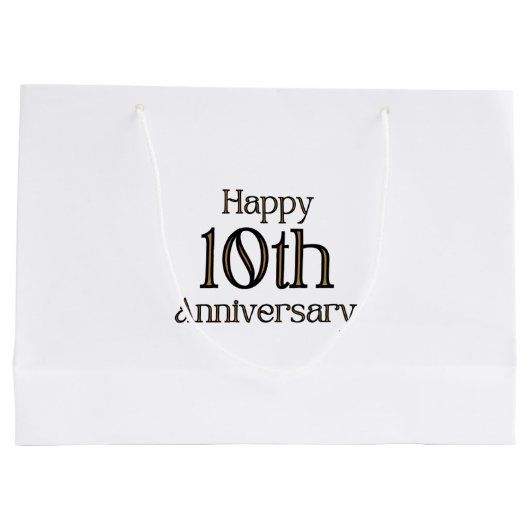 Fijne 10de Jubileum Grote Cadeautas (Achterkant)