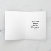 Fijne 14e verjaardag Kaart (Binnen)