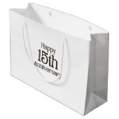 Fijne 15e verjaardag grote cadeautas (Achterkant Gekanteld)