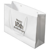 Fijne 15e verjaardag grote cadeautas (Voorkant Gekanteld)