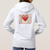 Fijne 160ste verjaardag Oregon Heart Shirt! Hoodie (Achterkant)