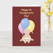 Fijne 1e grootouderdag! kaart (Gele Bloem)