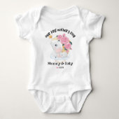 Fijne 1e Moederdag Baby Body Romper (Voorkant)