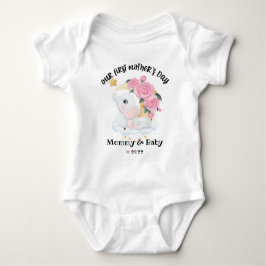 Fijne 1e Moederdag Baby Body Romper