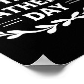 Fijne 1e Vaderdag Poster – Cadeau Muur voor Nieuwe (Hoek)