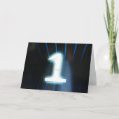 FIJNE "1e VERJAARDAG" Kaart (Voorkant)