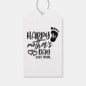 Fijne 1ste Moederdag Cadeaulabel (Achterkant)