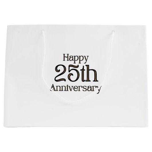 Fijne 25e verjaardag Grote cadeautas (Voorkant)