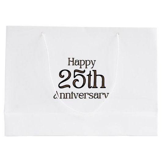 Fijne 25e verjaardag grote cadeautas (Achterkant)