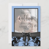 Fijne 25ste trouwdag traditionele foto kaart (Voorkant)