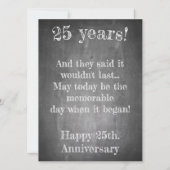 Fijne 25ste verjaardag op de krijgsraad (Achterkant)