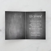 Fijne 25ste verjaardag op de krijgsraad kaart (Binnen)