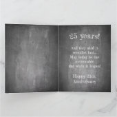 Fijne 25ste verjaardag op de krijgsraad kaart (Binnen)