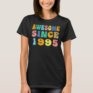 Fijne 27e verjaardag 27 jaar oud Geweldige sinds 1 T-shirt