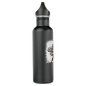 Fijne 2e schooldag waterfles  (Links)