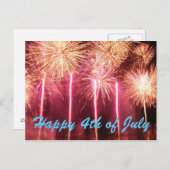 Fijne 4 juli briefkaart (Voorkant / Achterkant)