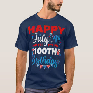 Fijne 4 juli en ja, het is mijn 100e verjaardag in t-shirt