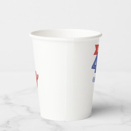 Fijne 4 juli papieren bekertjes papieren bekers (Rechts)