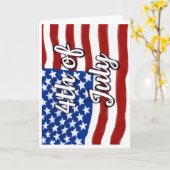 Fijne 4 juli Wenskaart Kaart (Gele Bloem)