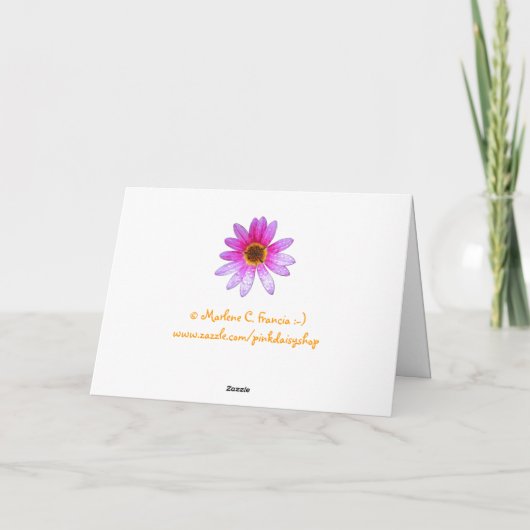 Fijne 50e verjaardag! kaart (Achterkant)