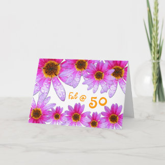 Fijne 50e verjaardag! kaart
